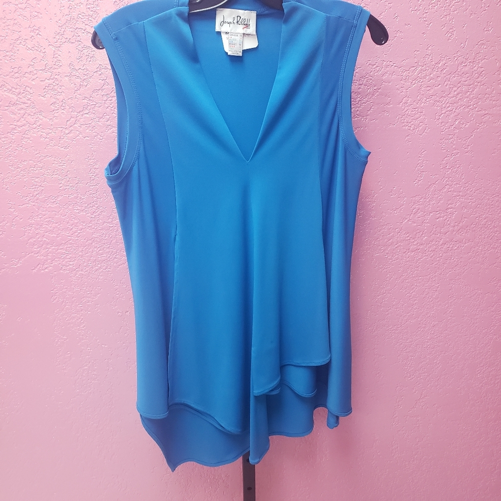Joseph Ribkoff Blue Sleeveless Top